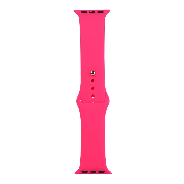 Cinturino di ricambio per orologio in silicone, sezione corta (femmina), For Apple Watch Series 8&7 41mm / SE 2&6&SE&5&4 40mm / 3&2&1 38mm, For Apple Watch Ultra 49mm / Series 8&7 45mm / SE 2&6&SE&5&4 44mm / 3&2&1 42mm