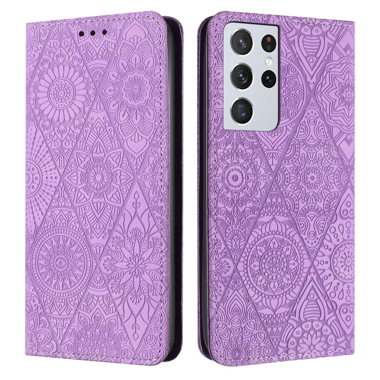 Custodia portafoglio in pelle per Samsung Galaxy S21 5G
