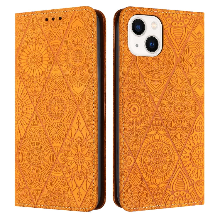 Custodia in pelle goffrata per iPhone 14