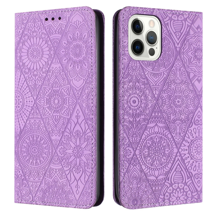 Custodia in pelle goffrata per iPhone 14 e modelli