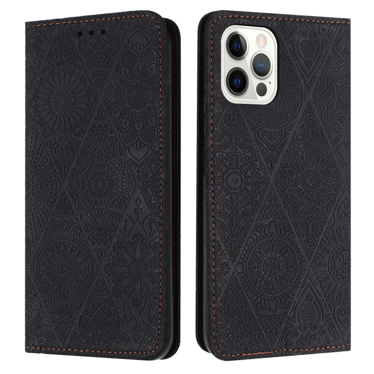 Custodia in pelle etnica per iPhone 13 e 12