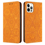 Custodia in pelle etnica per iPhone 13 e 12