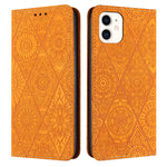 Custodia in pelle goffrata per iPhone 12 Pro Max e 11