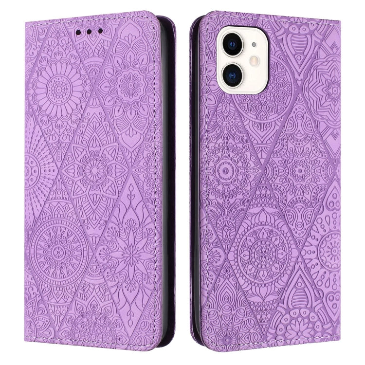 Custodia in pelle goffrata per iPhone 12 Pro Max e 11