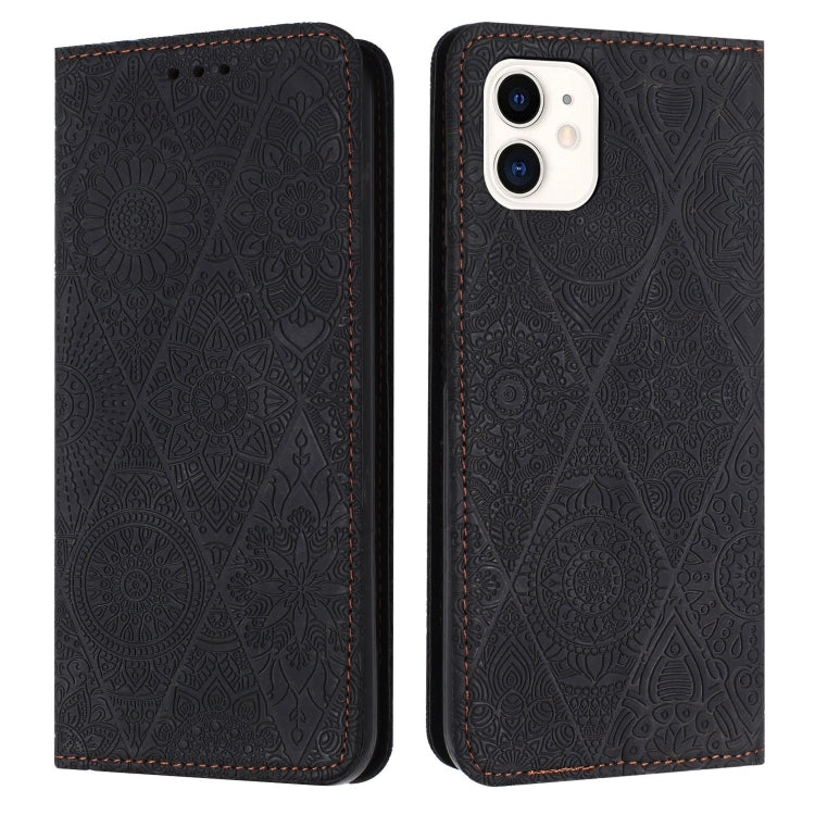 Custodia in pelle goffrata per iPhone 12 Pro Max e 11