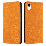 Custodia in pelle goffrata per iPhone X, XS, XR, SE 2022