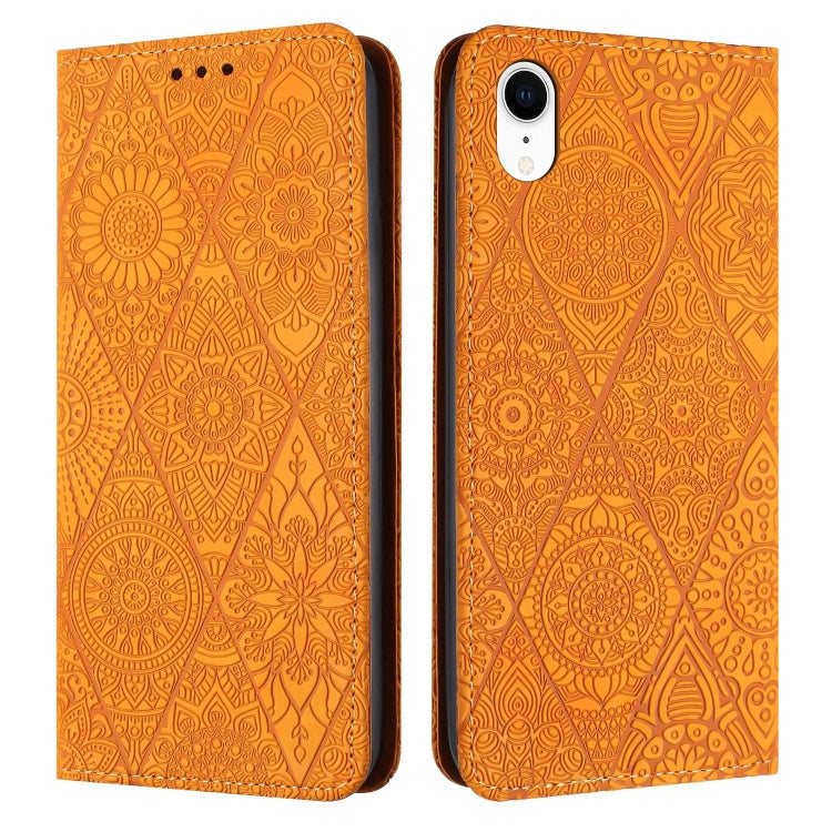 Custodia in pelle goffrata per iPhone X, XS, XR, SE 2022