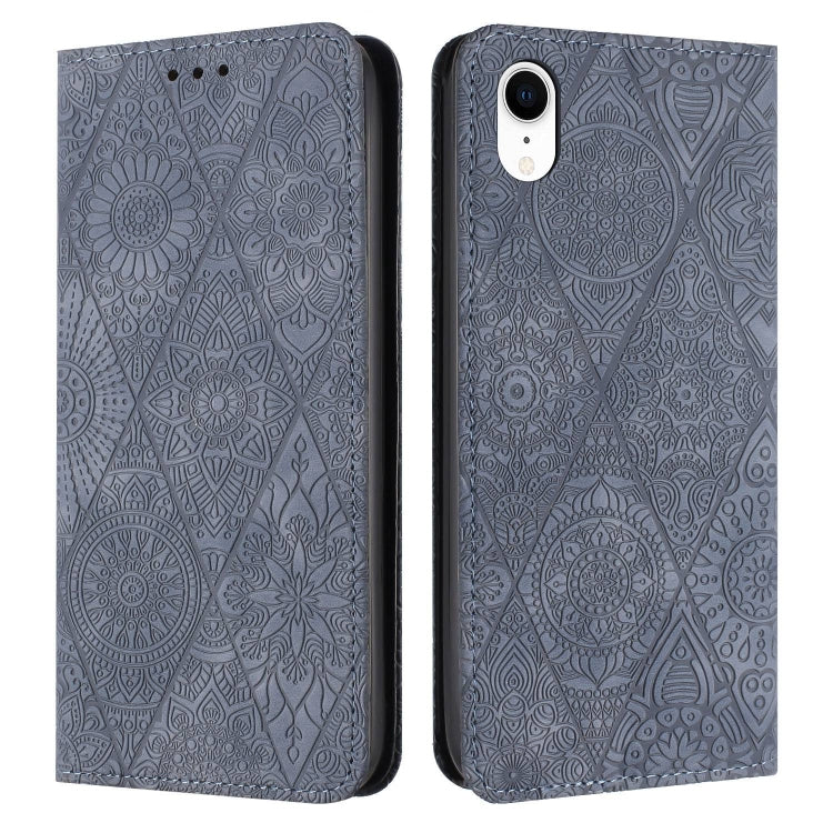 Custodia in pelle goffrata per iPhone X, XS, XR, SE 2022