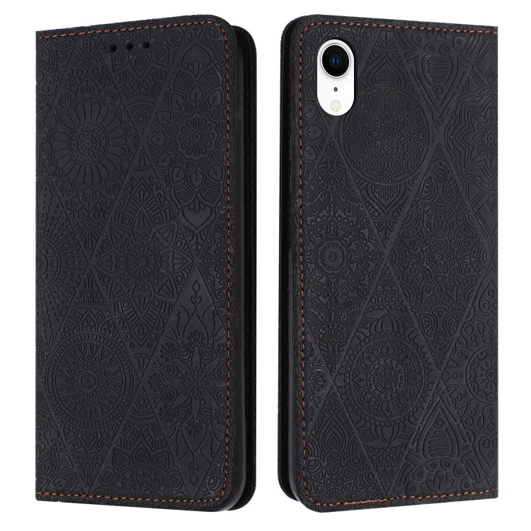 Custodia in pelle goffrata per iPhone X, XS, XR, SE 2022