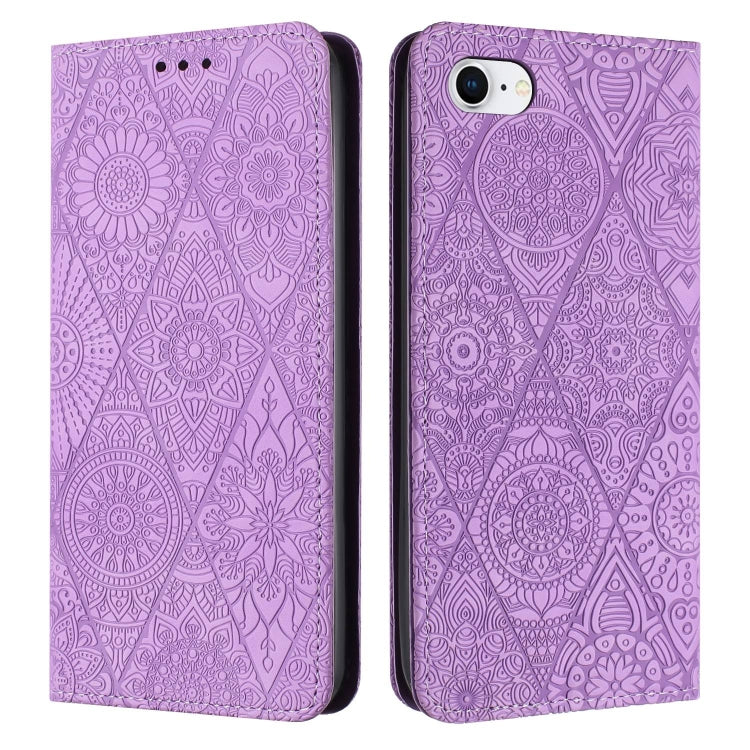Custodia in pelle goffrata per iPhone X, XS, XR, SE 2022