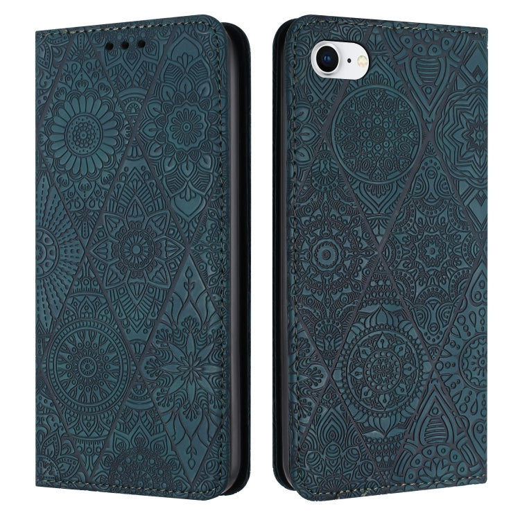Custodia in pelle goffrata per iPhone X, XS, XR, SE 2022