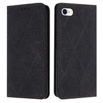 Custodia in pelle goffrata per iPhone X, XS, XR, SE 2022