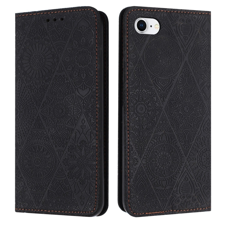Custodia in pelle goffrata per iPhone X, XS, XR, SE 2022