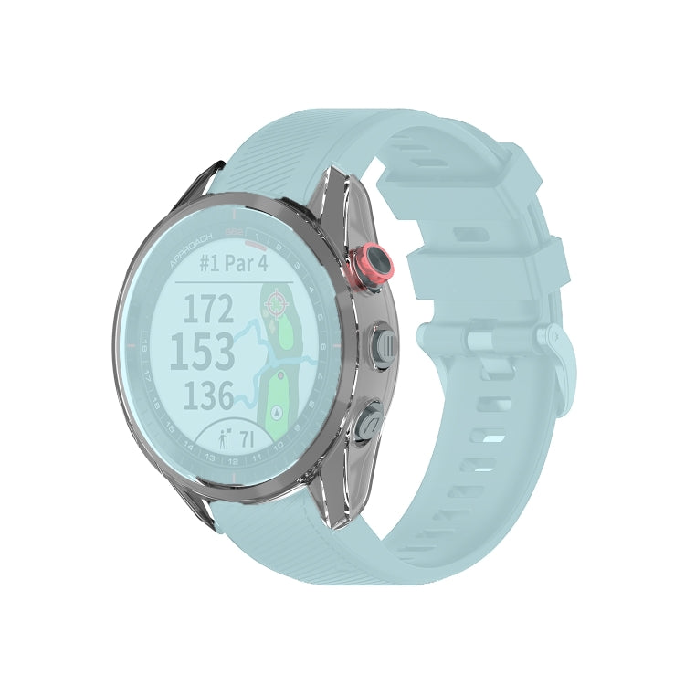 Custodia in silicone TPU trasparente per Garmin Approach S62