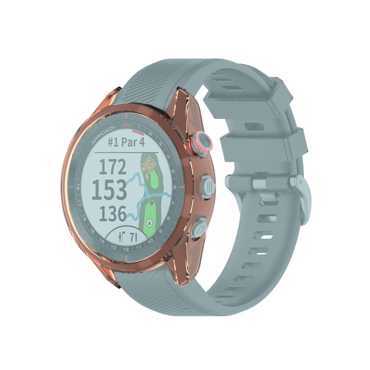 Custodia in silicone TPU trasparente per Garmin Approach S62