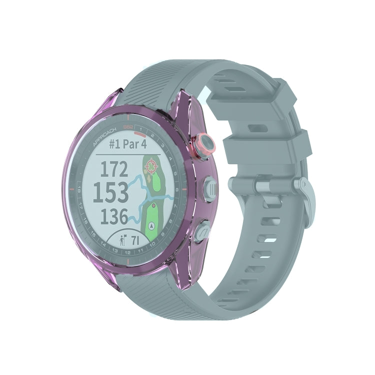 Custodia in silicone TPU trasparente per Garmin Approach S62