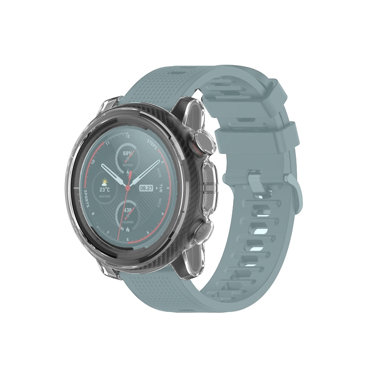 Custodia in silicone TPU trasparente per Garmin Approach S62
