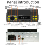 SWM D3400 Supporto per lettore MP3 Bluetooth per auto Assistente vocale intelligente / FM