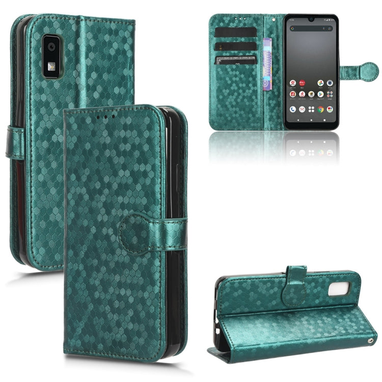 Custodia per telefono in pelle con trama a nido d'ape, For Sharp Aquos R8 Pro, For Sharp Aquos R8, For Sharp Aquos Wish 3