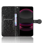 Custodia per telefono in pelle con trama a nido d'ape, For Sharp Aquos R8 Pro, For Sharp Aquos R8, For Sharp Aquos Wish 3