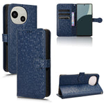 Custodia per telefono in pelle con trama a nido d'ape, For Sharp Aquos R9 Pro SH-54E, For Sharp Aquos Wish 4, For Sharp Aquos R9, For Sharp Aquos Sense8