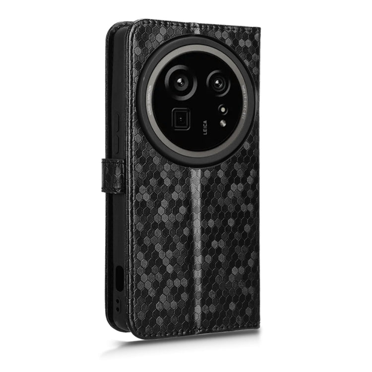 Custodia per telefono in pelle con trama a nido d'ape, For Sharp Aquos R9 Pro SH-54E, For Sharp Aquos Wish 4, For Sharp Aquos R9, For Sharp Aquos Sense8
