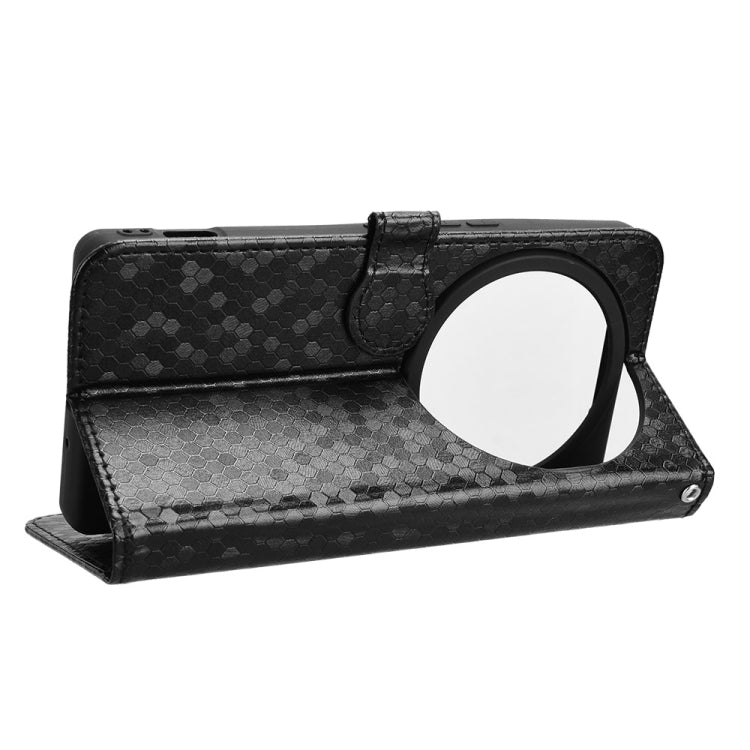 Custodia per telefono in pelle con trama a nido d'ape, For Sharp Aquos R9 Pro SH-54E, For Sharp Aquos Wish 4, For Sharp Aquos R9, For Sharp Aquos Sense8