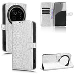 Custodia per telefono in pelle con trama a nido d'ape, For Sharp Aquos R9 Pro SH-54E, For Sharp Aquos Wish 4, For Sharp Aquos R9, For Sharp Aquos Sense8