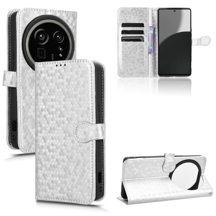Custodia per telefono in pelle con trama a nido d'ape, For Sharp Aquos R9 Pro SH-54E, For Sharp Aquos Wish 4, For Sharp Aquos R9, For Sharp Aquos Sense8