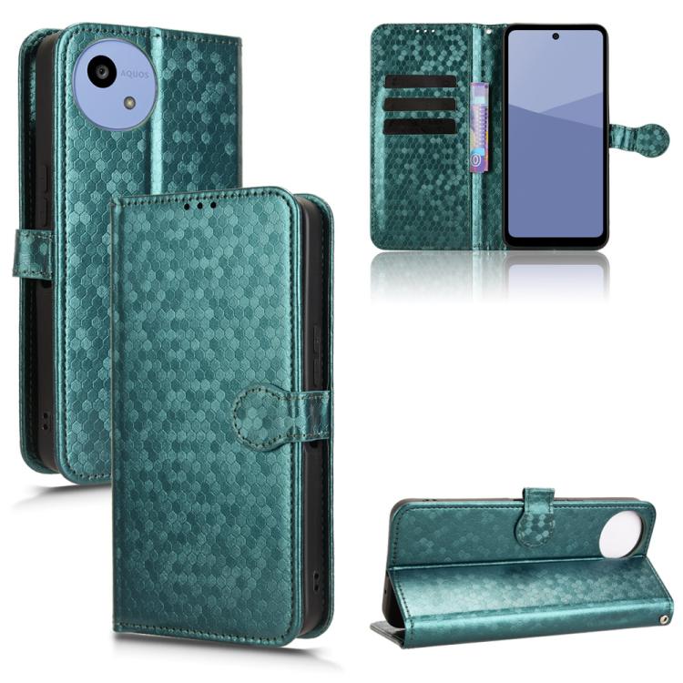 Custodia per telefono in pelle con trama a nido d'ape, For Sharp Aquos R11, For Sharp Aquos R10, For Sharp Aquos wish5, For Sharp Aquos Sense9