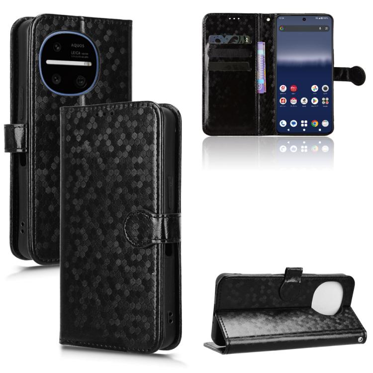 Custodia per telefono in pelle con trama a nido d'ape, For Sharp Aquos R11, For Sharp Aquos R10, For Sharp Aquos wish5, For Sharp Aquos Sense9