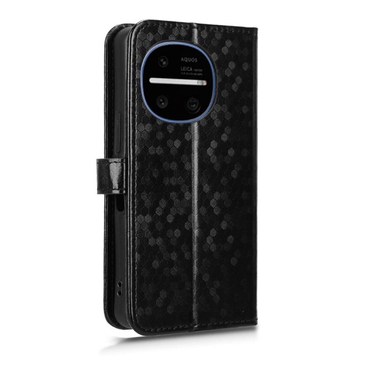 Custodia per telefono in pelle con trama a nido d'ape, For Sharp Aquos R11, For Sharp Aquos R10, For Sharp Aquos wish5, For Sharp Aquos Sense9