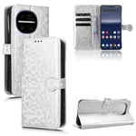 Custodia per telefono in pelle con trama a nido d'ape, For Sharp Aquos R11, For Sharp Aquos R10, For Sharp Aquos wish5, For Sharp Aquos Sense9