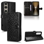Custodia per telefono in pelle con trama a nido d'ape, For Sony Xperia 1 VI, For Sony Xperia 1 V, For Sony Xperia 10 V