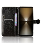 Custodia per telefono in pelle con trama a nido d'ape, For Sony Xperia 1 VI, For Sony Xperia 1 V, For Sony Xperia 10 V