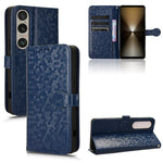 Custodia per telefono in pelle con trama a nido d'ape, For Sony Xperia 1 VI, For Sony Xperia 1 V, For Sony Xperia 10 V