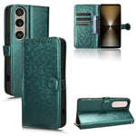 Custodia per telefono in pelle con trama a nido d'ape, For Sony Xperia 1 VI, For Sony Xperia 1 V, For Sony Xperia 10 V