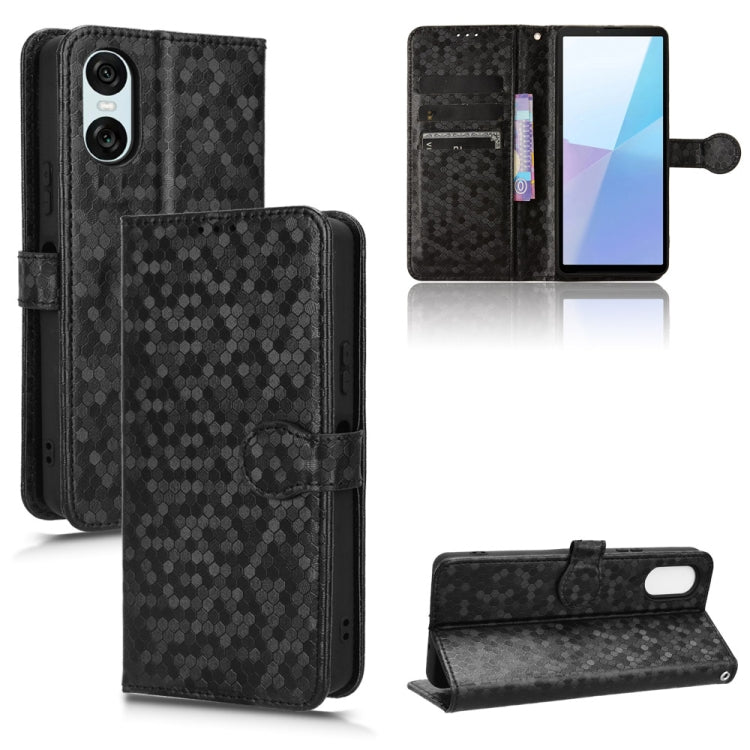 Custodia per telefono in pelle con trama a nido d'ape, For Sony Xperia 1 VIII, For Sony Xperia 10 VII, For Sony Xperia 1 VII, For Sony Xperia 10 VI