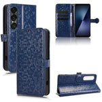 Custodia per telefono in pelle con trama a nido d'ape, For Sony Xperia 1 VIII, For Sony Xperia 10 VII, For Sony Xperia 1 VII, For Sony Xperia 10 VI