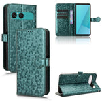Custodia per telefono in pelle con trama a nido d'ape, For Sony Xperia 1 VIII, For Sony Xperia 10 VII, For Sony Xperia 1 VII, For Sony Xperia 10 VI
