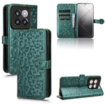 Custodia per telefono in pelle con trama a nido d'ape, For Xiaomi 14 Ultra, For Xiaomi Redmi 13C / Poco C65, For Xiaomi 14 Pro, For Xiaomi Redmi Note 13 Pro+ 5G