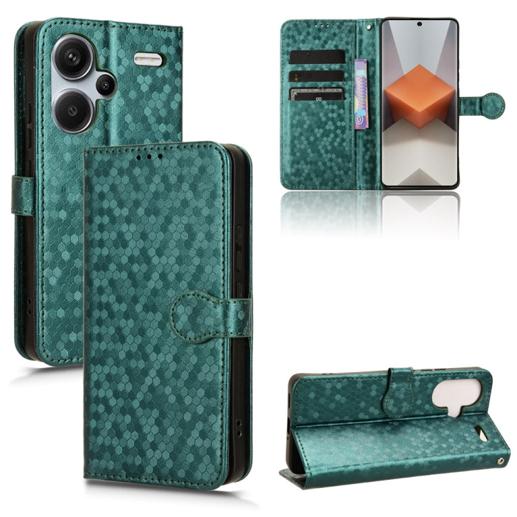 Custodia per telefono in pelle con trama a nido d'ape, For Xiaomi 14 Ultra, For Xiaomi Redmi 13C / Poco C65, For Xiaomi 14 Pro, For Xiaomi Redmi Note 13 Pro+ 5G