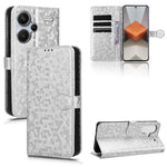 Custodia per telefono in pelle con trama a nido d'ape, For Xiaomi 14 Ultra, For Xiaomi Redmi 13C / Poco C65, For Xiaomi 14 Pro, For Xiaomi Redmi Note 13 Pro+ 5G