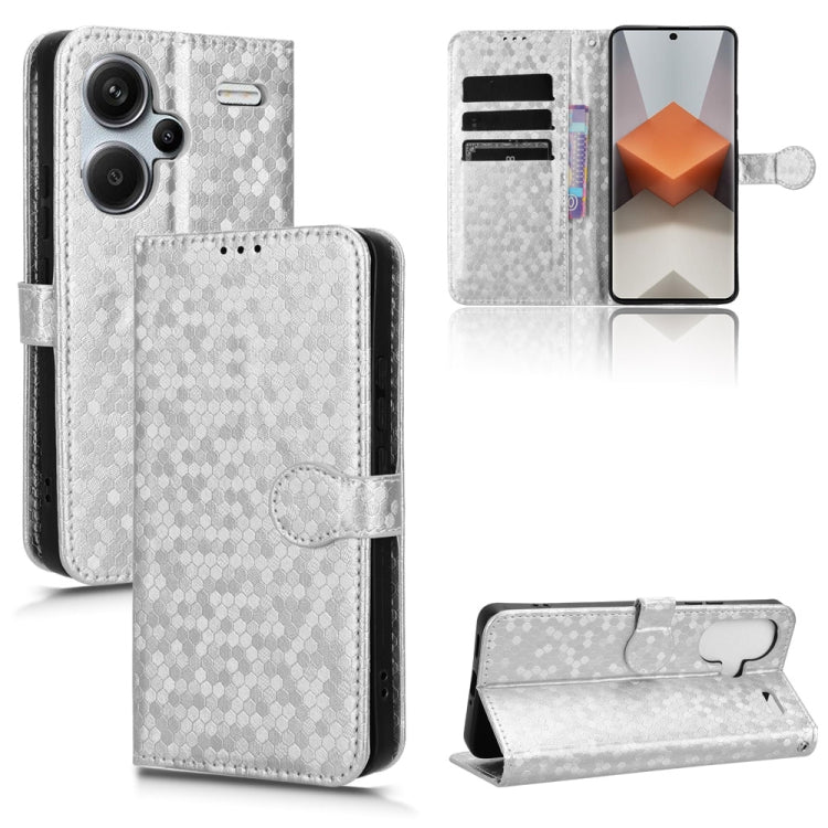 Custodia per telefono in pelle con trama a nido d'ape, For Xiaomi 14 Ultra, For Xiaomi Redmi 13C / Poco C65, For Xiaomi 14 Pro, For Xiaomi Redmi Note 13 Pro+ 5G