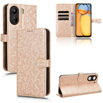 Custodia per telefono in pelle con trama a nido d'ape, For Xiaomi 14 Ultra, For Xiaomi Redmi 13C / Poco C65, For Xiaomi 14 Pro, For Xiaomi Redmi Note 13 Pro+ 5G