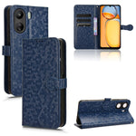 Custodia per telefono in pelle con trama a nido d'ape, For Xiaomi 14 Ultra, For Xiaomi Redmi 13C / Poco C65, For Xiaomi 14 Pro, For Xiaomi Redmi Note 13 Pro+ 5G