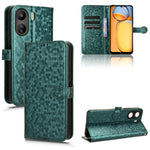 Custodia per telefono in pelle con trama a nido d'ape, For Xiaomi 14 Ultra, For Xiaomi Redmi 13C / Poco C65, For Xiaomi 14 Pro, For Xiaomi Redmi Note 13 Pro+ 5G