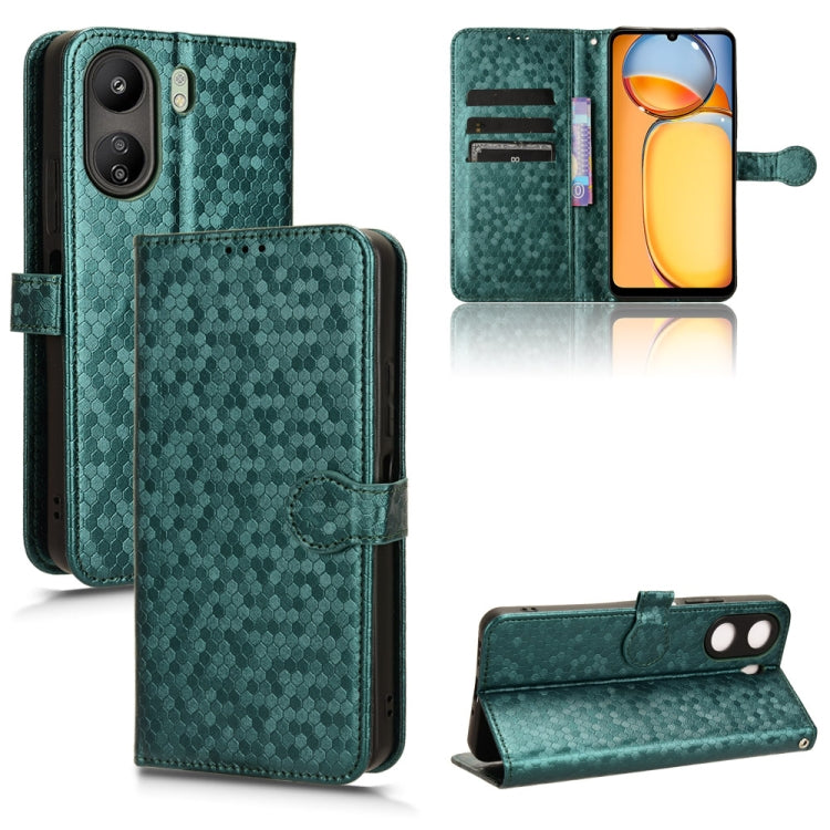 Custodia per telefono in pelle con trama a nido d'ape, For Xiaomi 14 Ultra, For Xiaomi Redmi 13C / Poco C65, For Xiaomi 14 Pro, For Xiaomi Redmi Note 13 Pro+ 5G