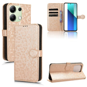 Custodia per telefono in pelle con trama a nido d'ape, For Xiaomi Redmi Note 13 Pro 4G Global, For Xiaomi Redmi Note 13 4G, For Xiaomi Redmi 13C 5G / 4G, For Xiaomi Poco X6 Pro / Redmi K70E 5G