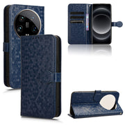 Custodia per telefono in pelle con trama a nido d'ape, For Xiaomi 14 Ultra, For Xiaomi Redmi 13C / Poco C65, For Xiaomi 14 Pro, For Xiaomi Redmi Note 13 Pro+ 5G